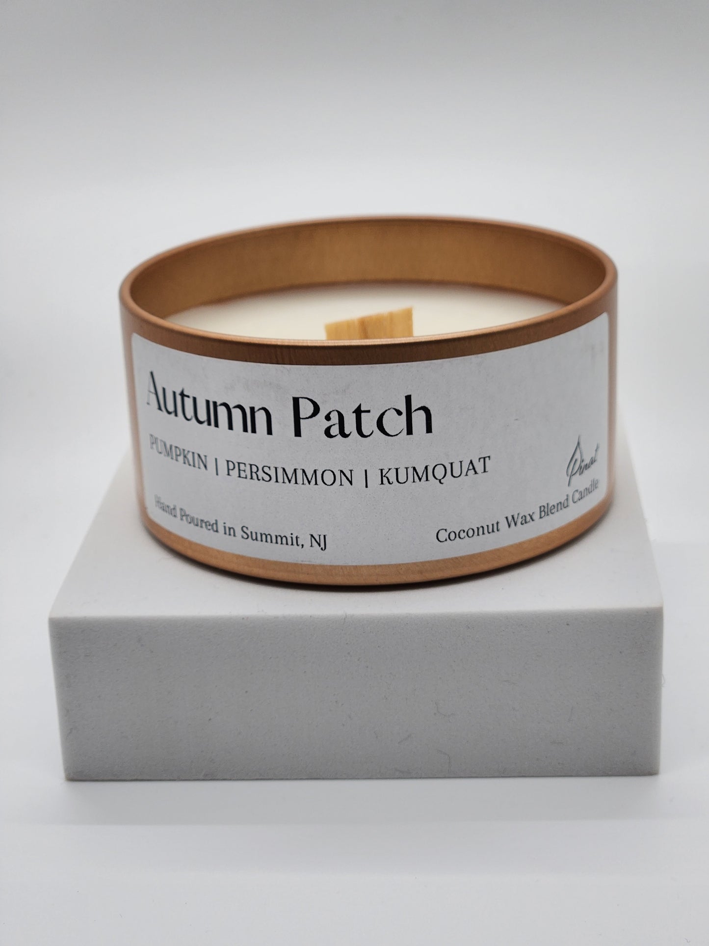 Autumn Patch Coconut Wax Blend Tin Candle image 1