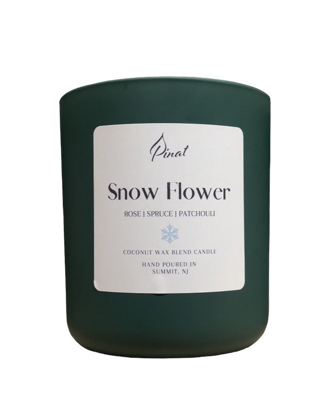 Snow Flower Coconut Wax Blend Candle image 0