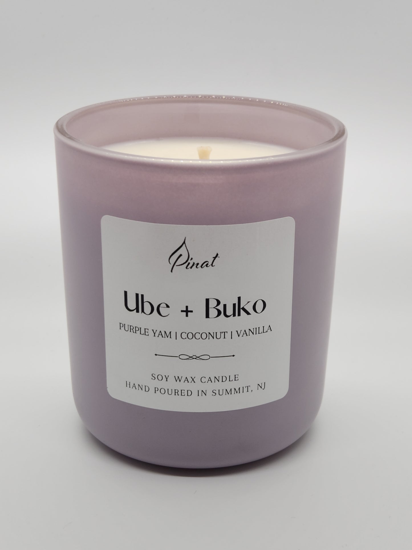 Ube + Buko Soy Wax Candle image 1