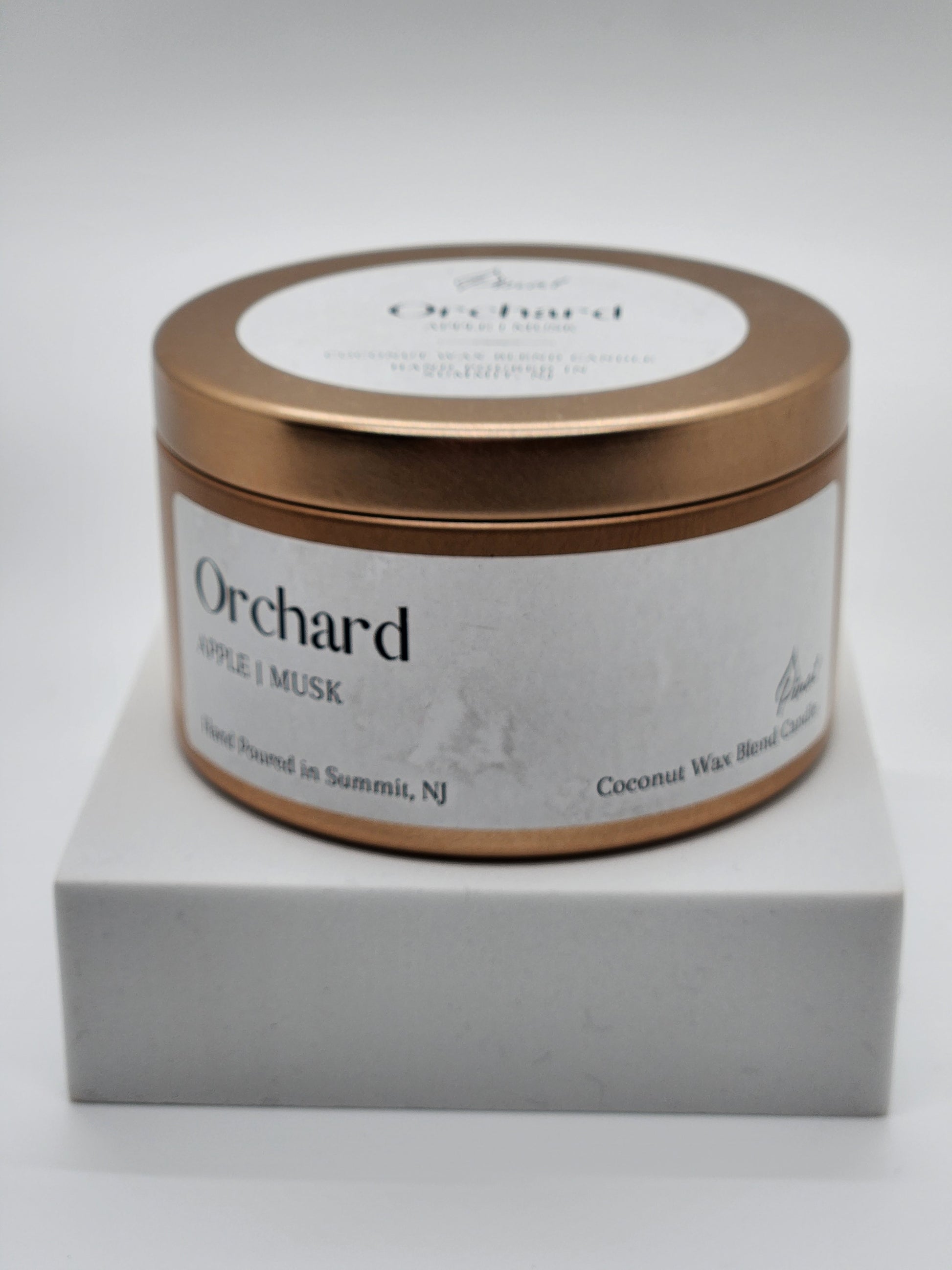 Orchard Coconut Wax Blend Tin Candle image 0