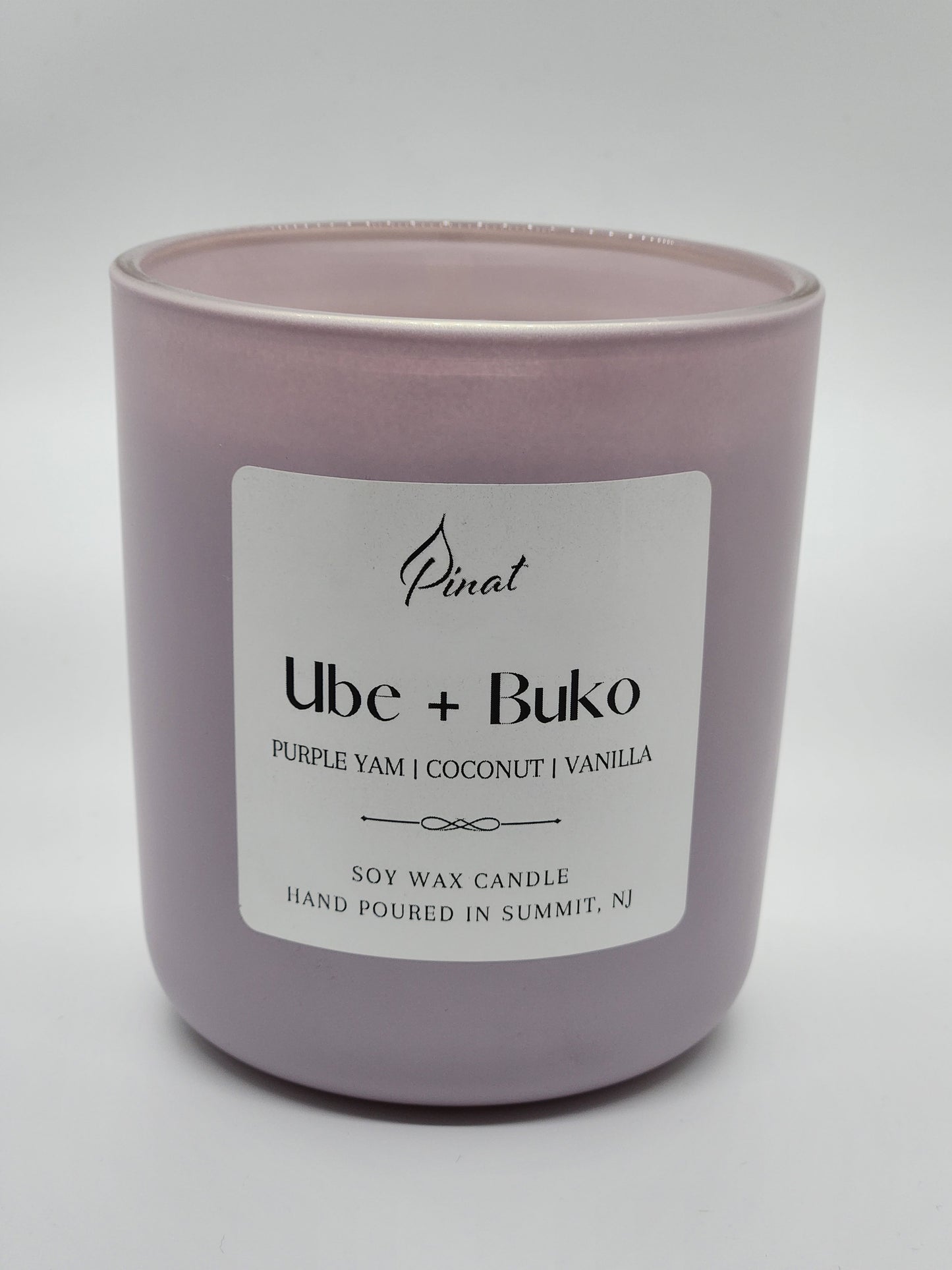 Ube + Buko Soy Wax Candle image 0