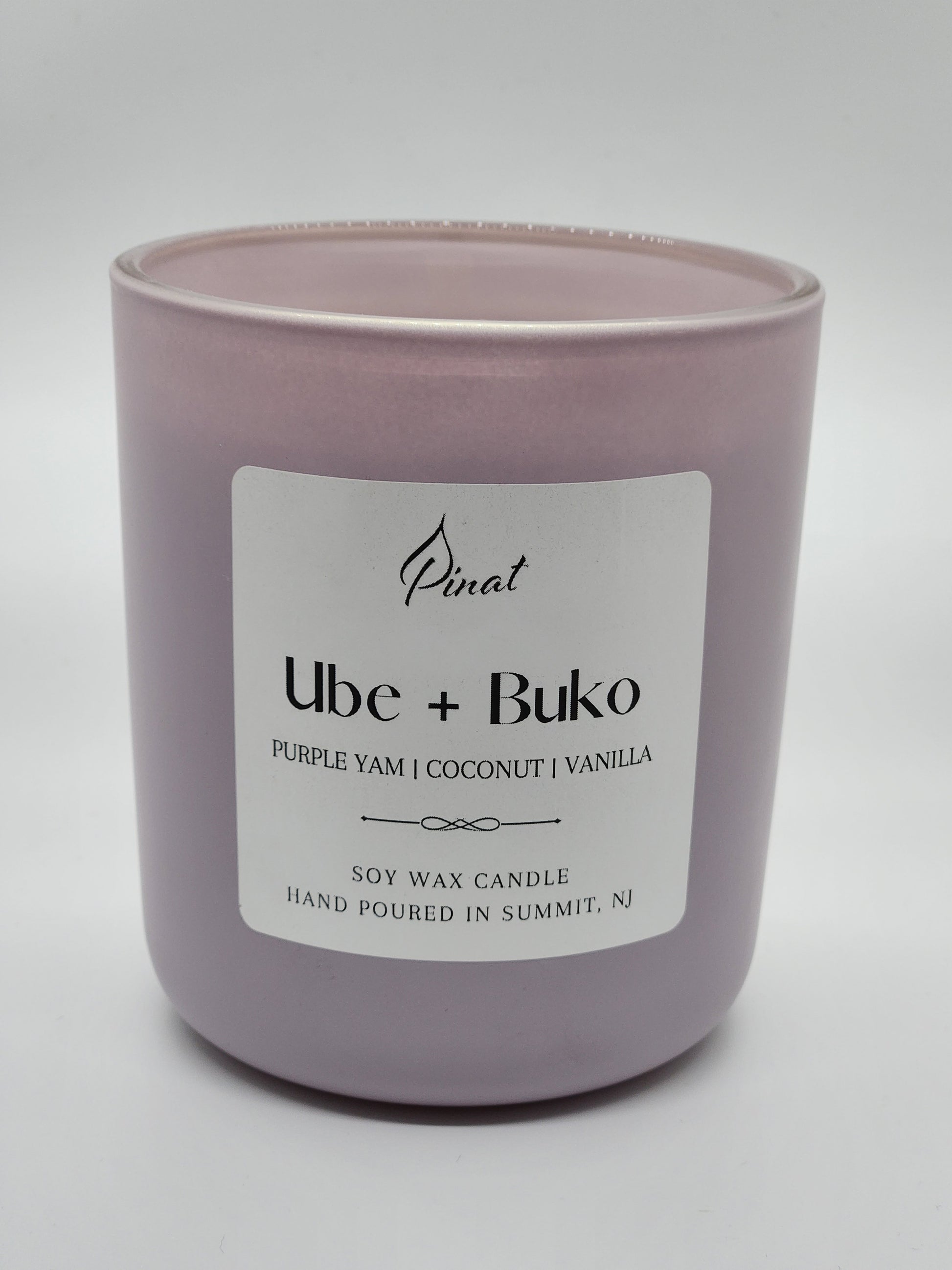 Ube + Buko Soy Wax Candle image 0