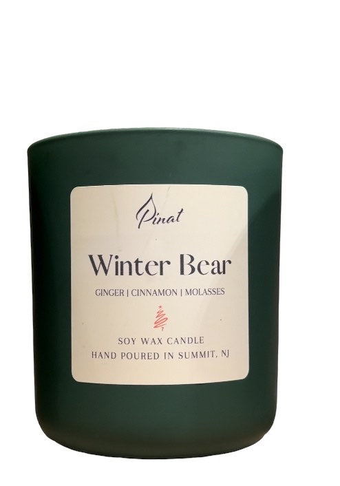 Winter Bear Soy Wax Candle image 0