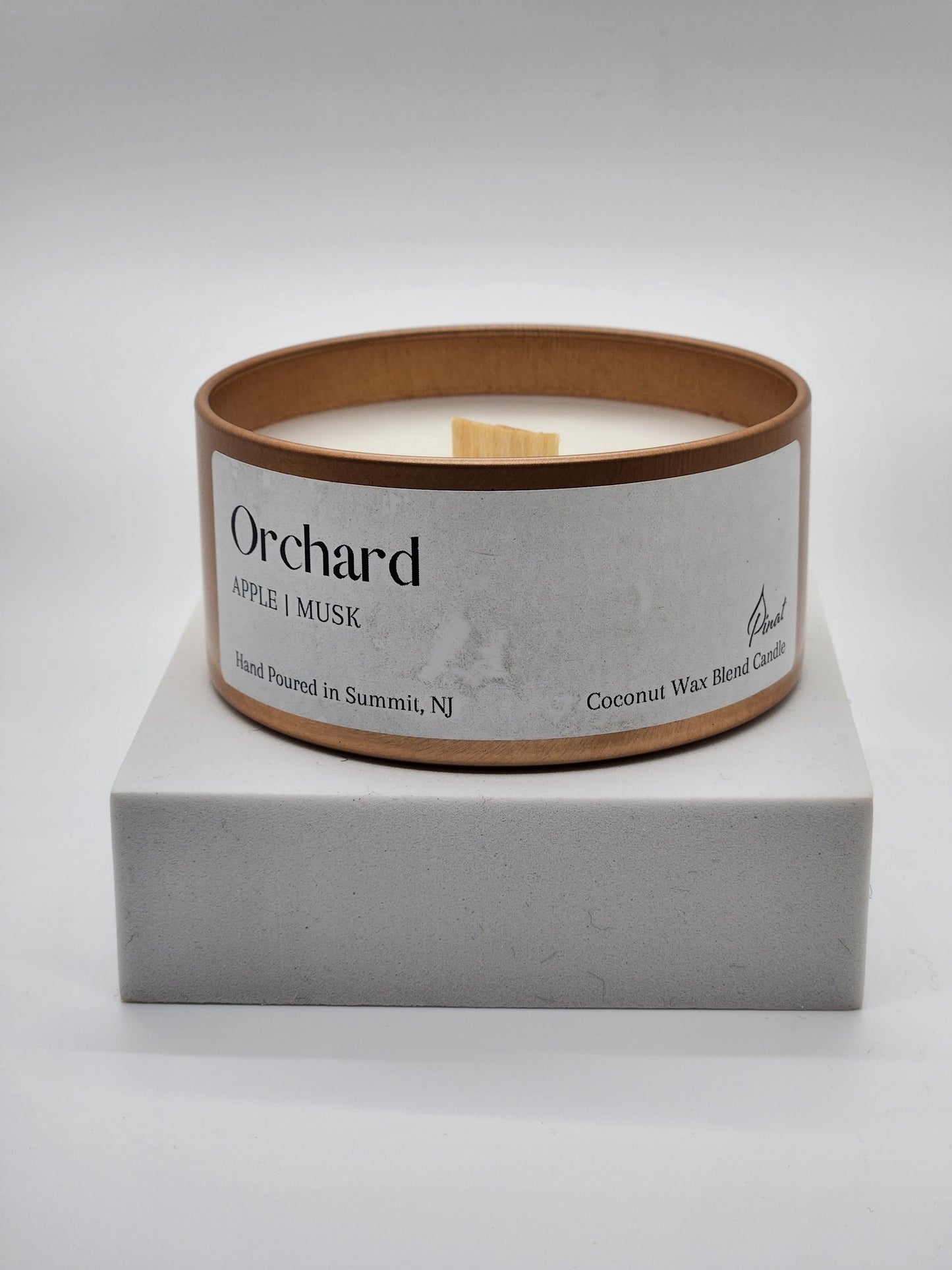 Orchard Coconut Wax Blend Tin Candle image 1